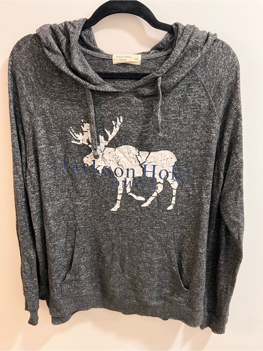 Jackson Hole Gray and Black Knit Pullover